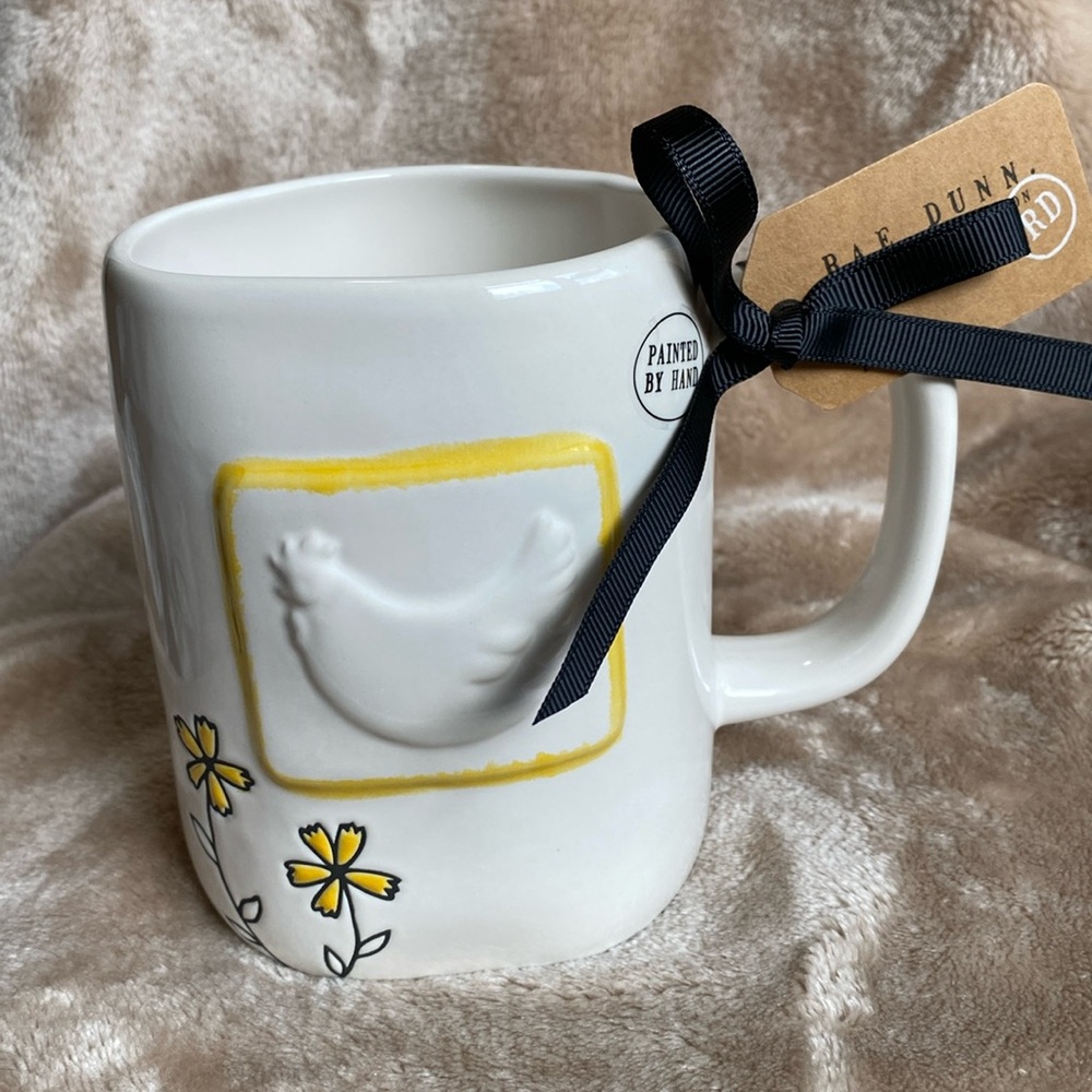 Rae Dunn “farm girl” double sided mug